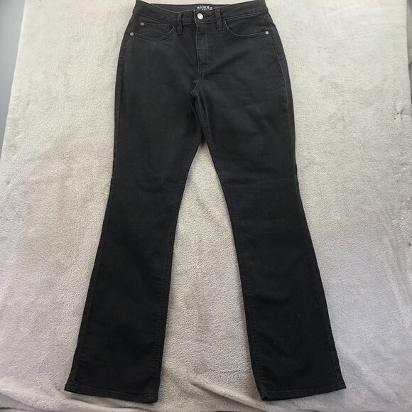 Riders By Lee Womens Jeans Size 10M Black Denim Midrise Bootcut Stretch Casual - Picture 10 of 11